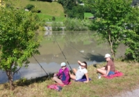 kinderfischen aktivtage gemeinde werfen fischereiverein tenneck