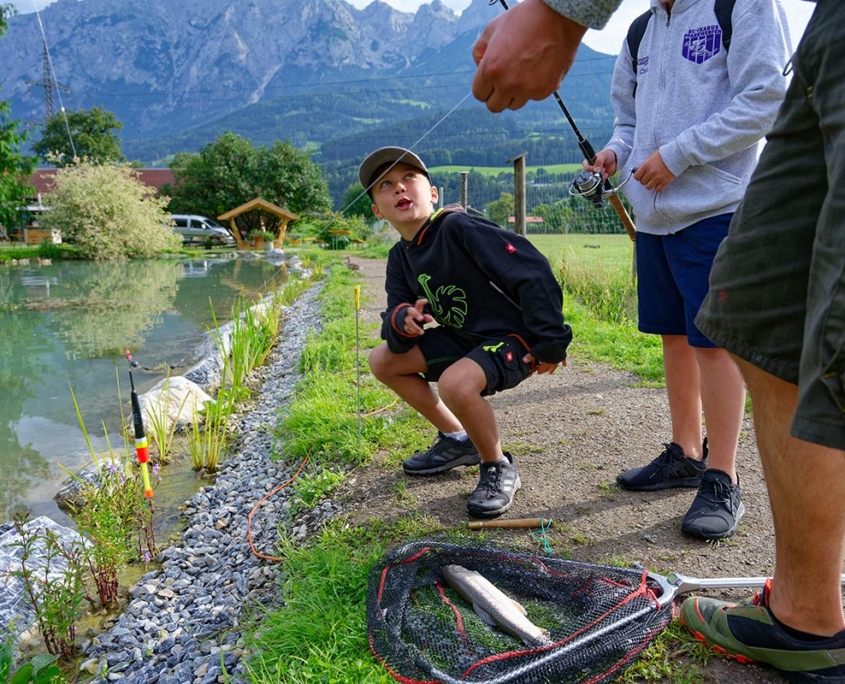 Kinderfischen Fischereiverein Tenneck