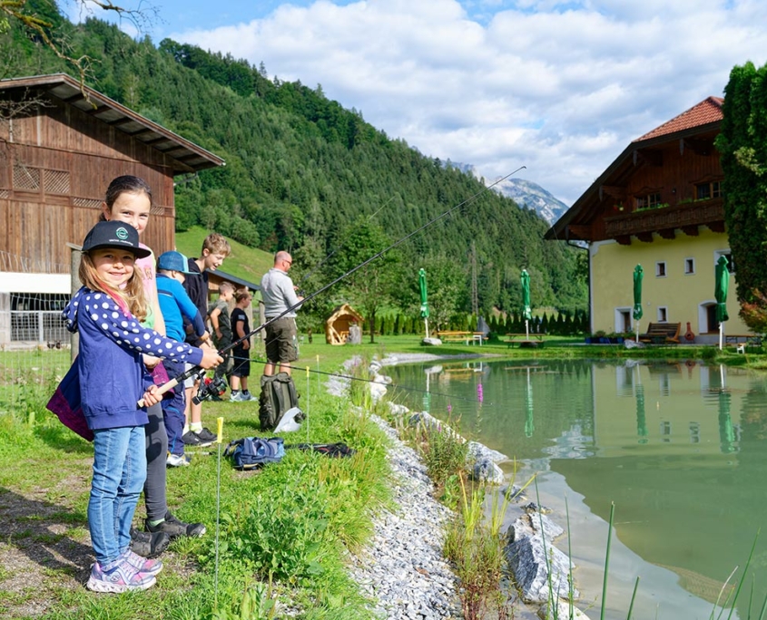 Kinderfischen Fischereiverein Tenneck