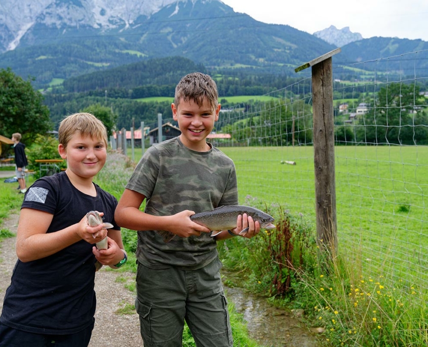 Kinderfischen Fischereiverein Tenneck